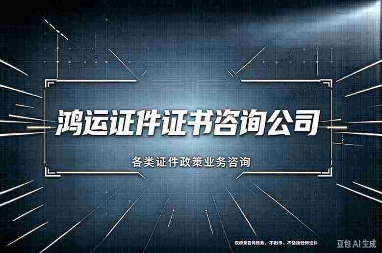 武汉专业制作各种证件:传统跑腿 vs 线上代办,哪种省一半时间?